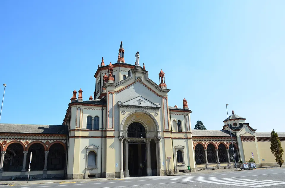 Entrata del Cimitero Maggiore di Pavia