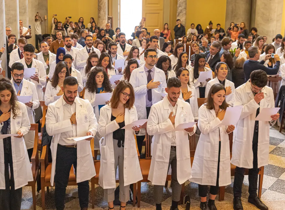 Pavia, l'8 ottobre la White Coat Ceremony per gli studenti di Medicina in inglese