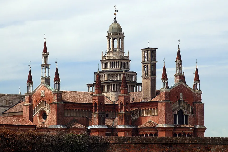 Certosa di Pavia, outside view